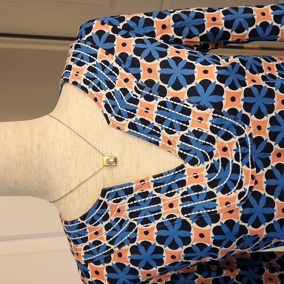 Boden 3/4 Sleeve Shirt Size 4 - Picture 4 of 13